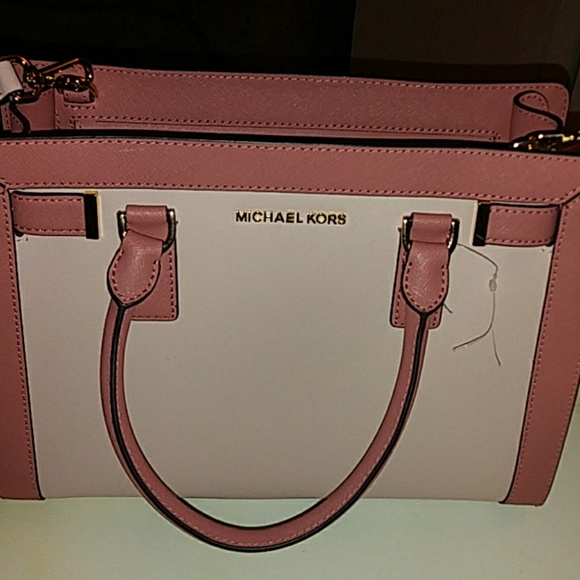 michael kors two tone purse